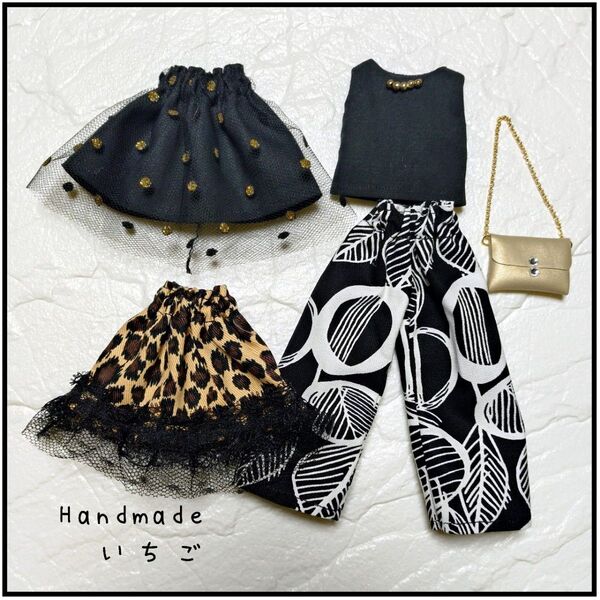 リカちゃん 服 ハンドメイド 着回しコーデセット