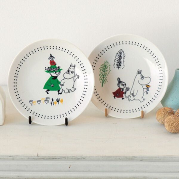 MOOMIN ムーミンの丸皿豪華2枚セット クックパッドプラス cookpad plus 付録