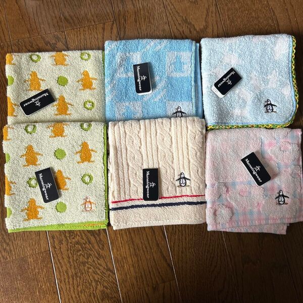 Munsingwear マンシングウェア タオルハンカチ 6枚 ペンギンマーク