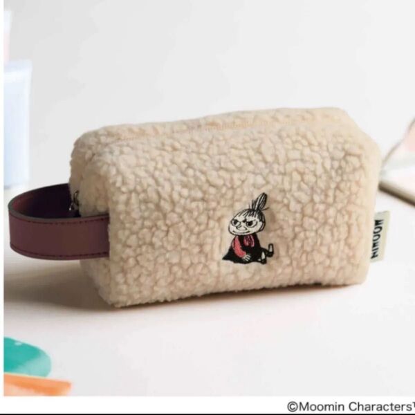 SPRiNG 付録 MOOMIN ムーミン リトルミイ もこもこボアポーチ
