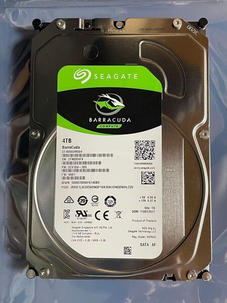 Seagate BARRACUDA ST4000DM004 4TB SATA HDD