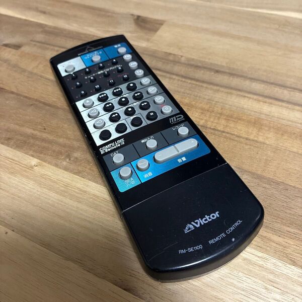 Victor ビクター ミニコンポ リモコン RM-SE1100 動作未確認 ジャンク扱いでお願い致します
