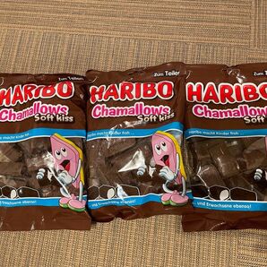 ⑪ ハリボー HARIBO チョコマシュマロ マシュマロ 3袋 訳あり 配達中に溶けてしまいました まだマシな方