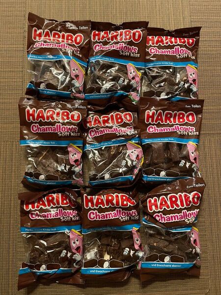 これでラストです。ハリボー HARIBO チョコマシュマロ マシュマロ 9袋 訳あり 配達中に溶けてしまいました