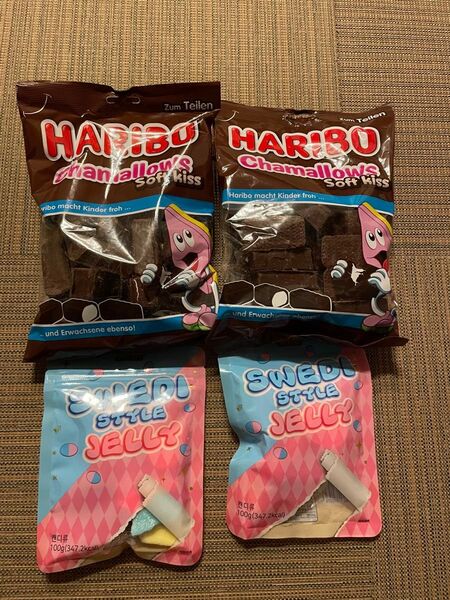 ⑥ ハリボー HARIBO チョコマシュマロ 2個 訳あ SWEDI STYLE JELLY スウェディッシュキャンディ グミ