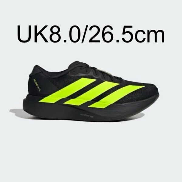 【日本未発売】 adizero EVO SL Black/Lucid lemon UK8.0/26.5cm