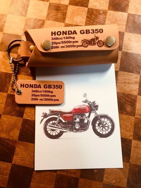 本革レザーキーケース GB350 オリジナルレザーキーケース