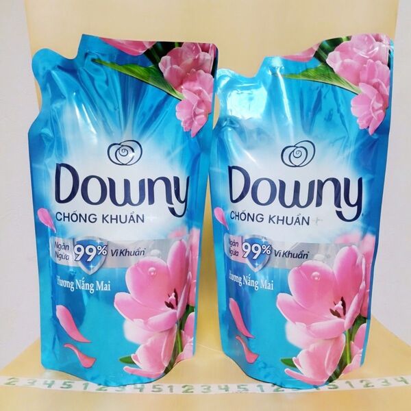 ダウニー 柔軟剤 サンライズフレッシュ 詰替え2袋 濃縮タイプ Downy アジアンダウニー ベトナムダウニー