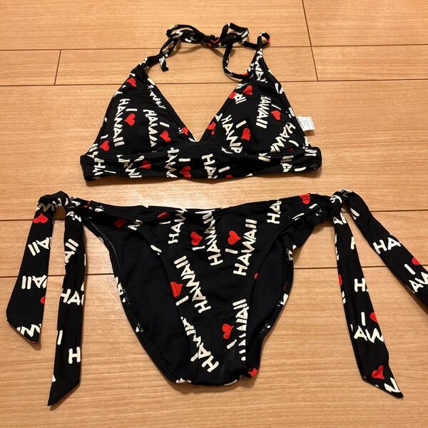 ハワイで購入 I HAWAII 水着 ビキニ ホルターネック