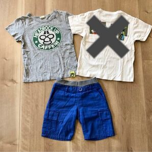 半袖 Tシャツ ハーフパンツ 120㎝ 半ズボン キッズ 2点セット