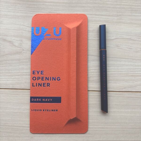 2本組【新品&used(3回使用)】UZU BY FLOWFUSHI アイオープニングライナー ダークネイビー