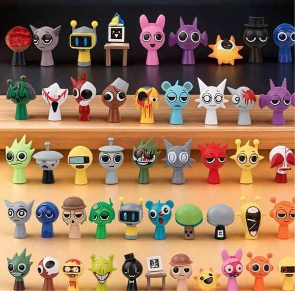 【新品・未使用】Sprunki Plush スプランキー フィギュア 48個セット
