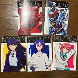 【5種各1】ガンダムジークアクス×セブン オリジナルA5ノート