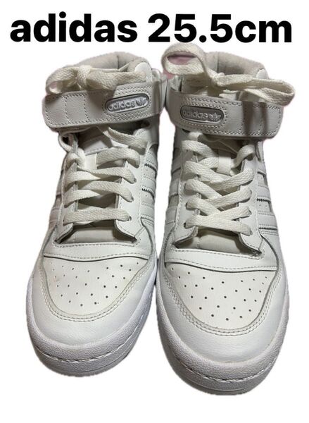 アディダス adidas 25.5cm ハイカット バスケットシューズ