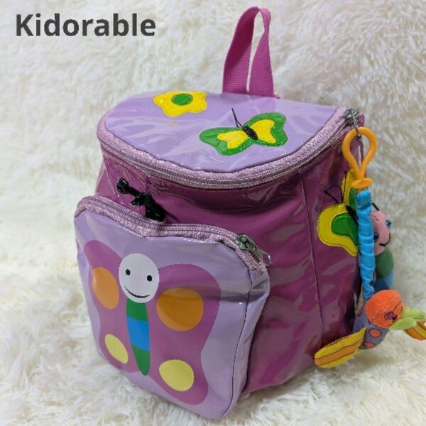 キドラブル Kidorable キッズリュック 女の子 かわいい 蝶々 お花