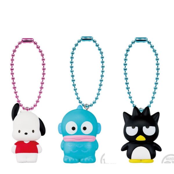 サンリオキャラクターズ マスコット&グミ ポチャッコ ハンギョドン バッドばつ丸