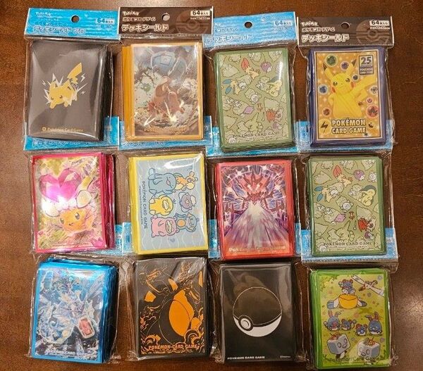 ポケモンカードゲーム デッキシールド 12個セット まとめ売り