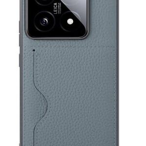 cogureコグレ Xaomi 14T 本革ケース 新品 ブルーリン スマホケース カード収納 くすみカラー