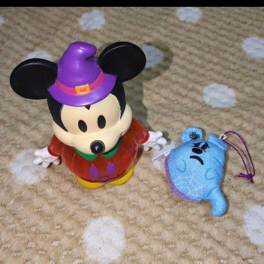 ミッキー ハロウィン 貯金箱 リバーシブルキーホルダー