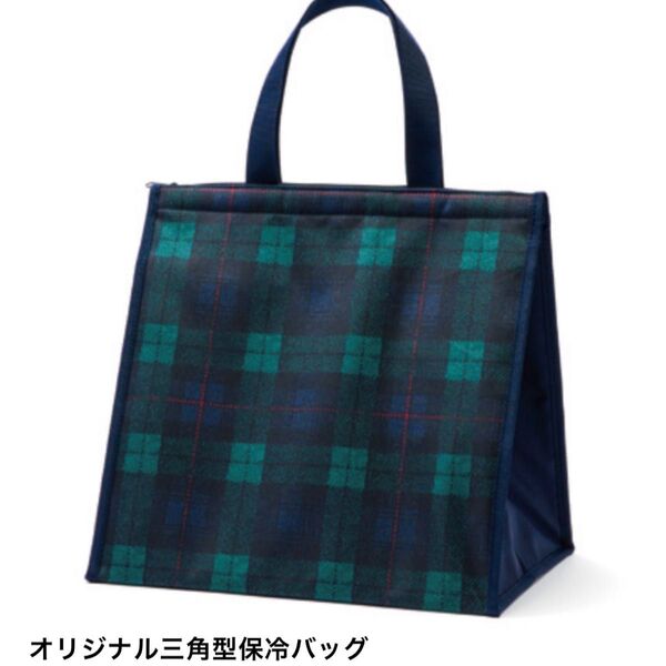 【新品未使用】限定 ブラックウォッチ柄保冷バッグ 伊勢丹 三越 トートバッグ エコバッグ