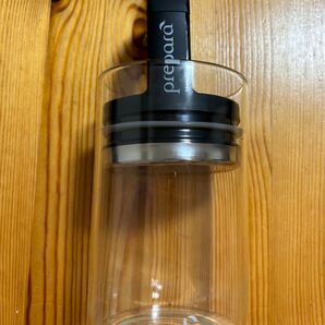 Prepara Evak ガラス製キャニスター 真空保存容器