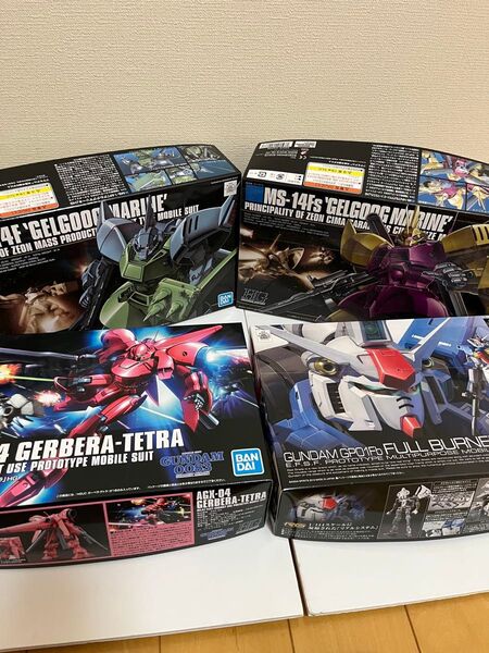 RG 0083 STARDUST MEMORY RX-78GP01 Fb ガンダム試作1号機 フルバーニアン 他 4点セット