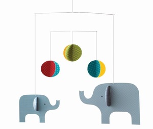  маленький ko Large .petit collage бумага mobile Elephant 