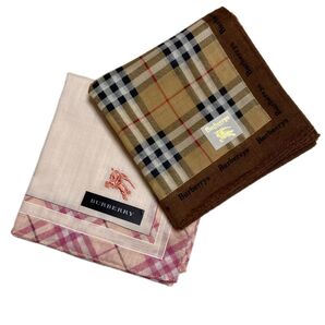 Burberrys&BURBERRY ハンカチ2枚セット