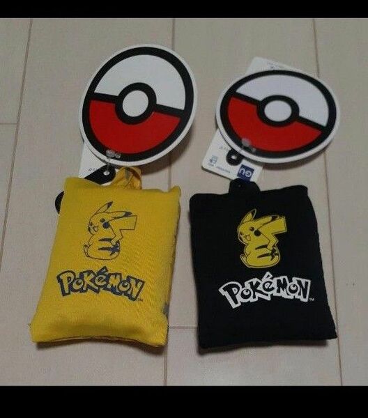 GU ポケモン エコバッグ ピカチュウ 2個セット