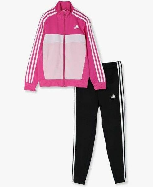 adidas キッズ ジャージ 上下セット ピンク 150