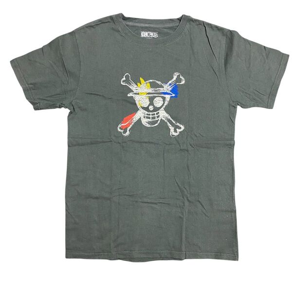 ONE PIECE ワンピース Tシャツ 半袖 メンズ 麦わら 海賊旗 ドクロ