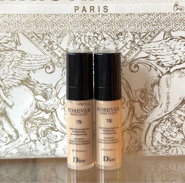 ディオールスキン フォーエヴァーフルイドグロウ 1N ニュートラル 5ml 2点