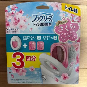 P&G ファブリーズ トイレ用 消臭剤 置き型 さくらフローラル 6.3ml 本体+レフィル2個入 箱から出して発送します