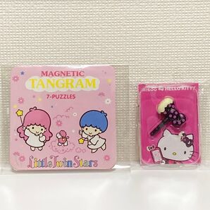 ミスド ハローキティ イヤホンジャック & キキララ マグネットパズル