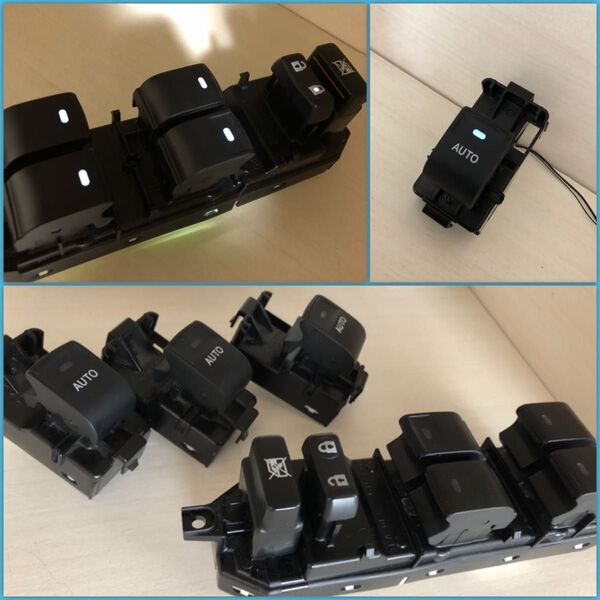 トヨタ 車種流用可 パワーウィンドウ(4座席分) LED打ち替え 返送不要