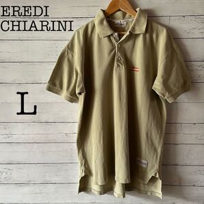 【EREDI CHIARINI】エレディキャリーニ メンズ 半袖ポロシャツ L 古着