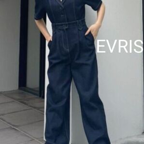 1613 美品 EVRIS 【WEB限定】ジャンプスーツ デニム 2023年