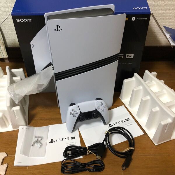 美品PlayStation5 Pro PS5 本体 CFI-7000B01 デジタルエディション動作品