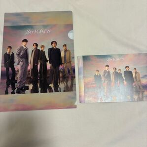 SixTONES 音色クリアファイル&プロフィール帳 2点セット