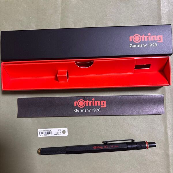 製図用シャープペンシル ロットリング 筆記用具 rotring 800 0.5mm 箱付き