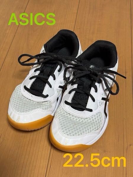 asics ジュニアバレーボールシューズ 22.5cm ホワイト/ブラック