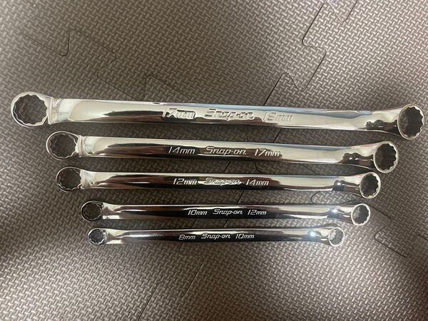 スナップオン Snap-on 10°オフセットメガネレンチ XBMシリーズ 5本セット
