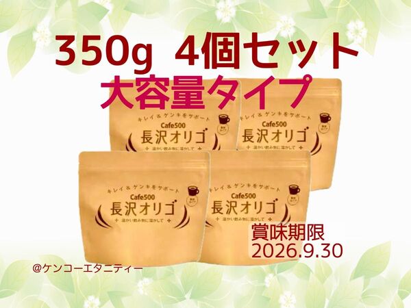 長沢オリゴ 350g (大容量タイプ)4個セット 説明書付き
