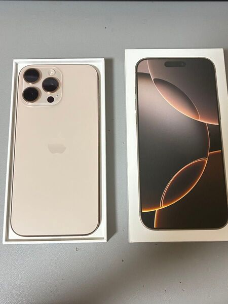 超美品 iPhone16 Pro Max 512GB デザートチタニウム SIMフリー
