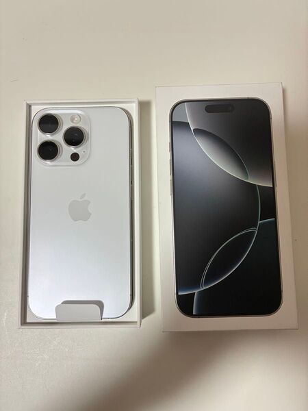 新品未使用 iPhone16 Pro 128GB ホワイトチタニウム SIMフリー 中国版