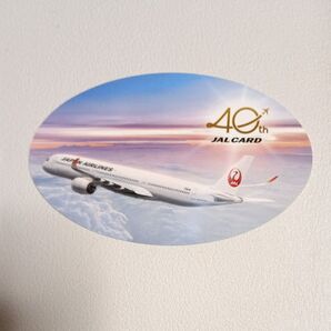 JALカード 40周年記念 ステッカー ノベルティ 非売品