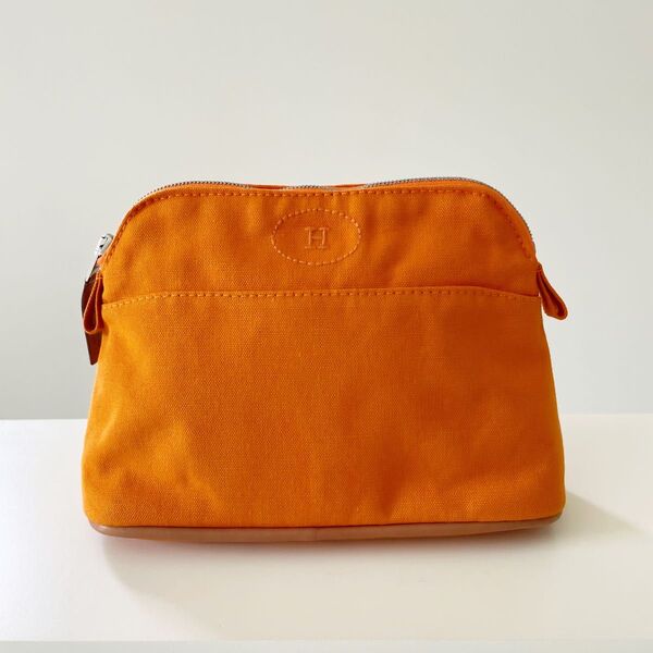 HERMES フレンチフェスティバル限定 ボリードポーチ オレンジ エルメス 新品 ハワイ限定 ハワイアンフェスティバル