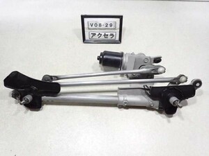 H22年 アクセラ BL5FP 前期 純正 フロントワイパーモーター リンク付 中古 即決