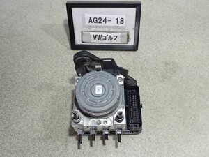  эпоха Heisei 26 год Volkswagen VW Golf 7 AUCJZ оригинальный ABS силовой привод 5Q0614517AA б/у быстрое решение 