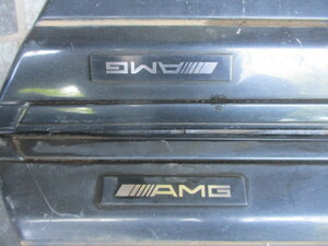 ■ベンツ W126 AMG フロントフェンダー サッコ パネル プレート 左右 中古 1266903640 1266903540 部品取あり 420 560 プロテクター モール
